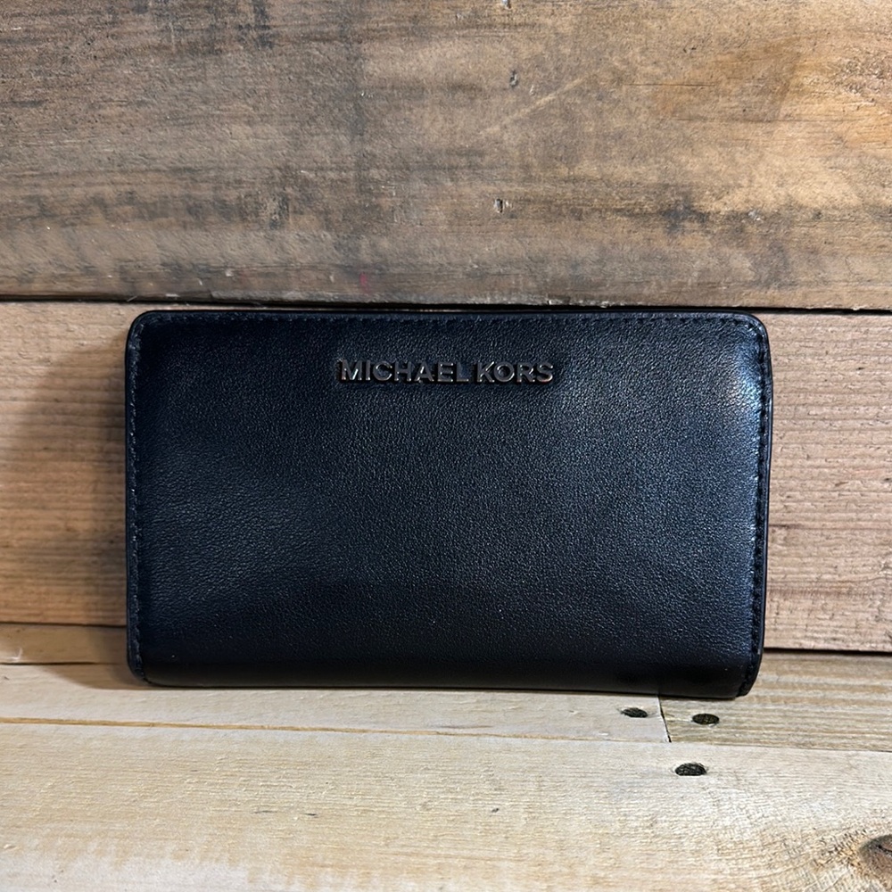 Michael Kors Black Leather Wallet